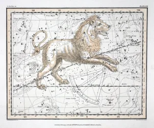 Les Constellations (Planche XVII) Leo, de 